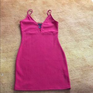 Red minidress